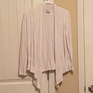 Simlu White Long Sleeve Wrap Cardigan